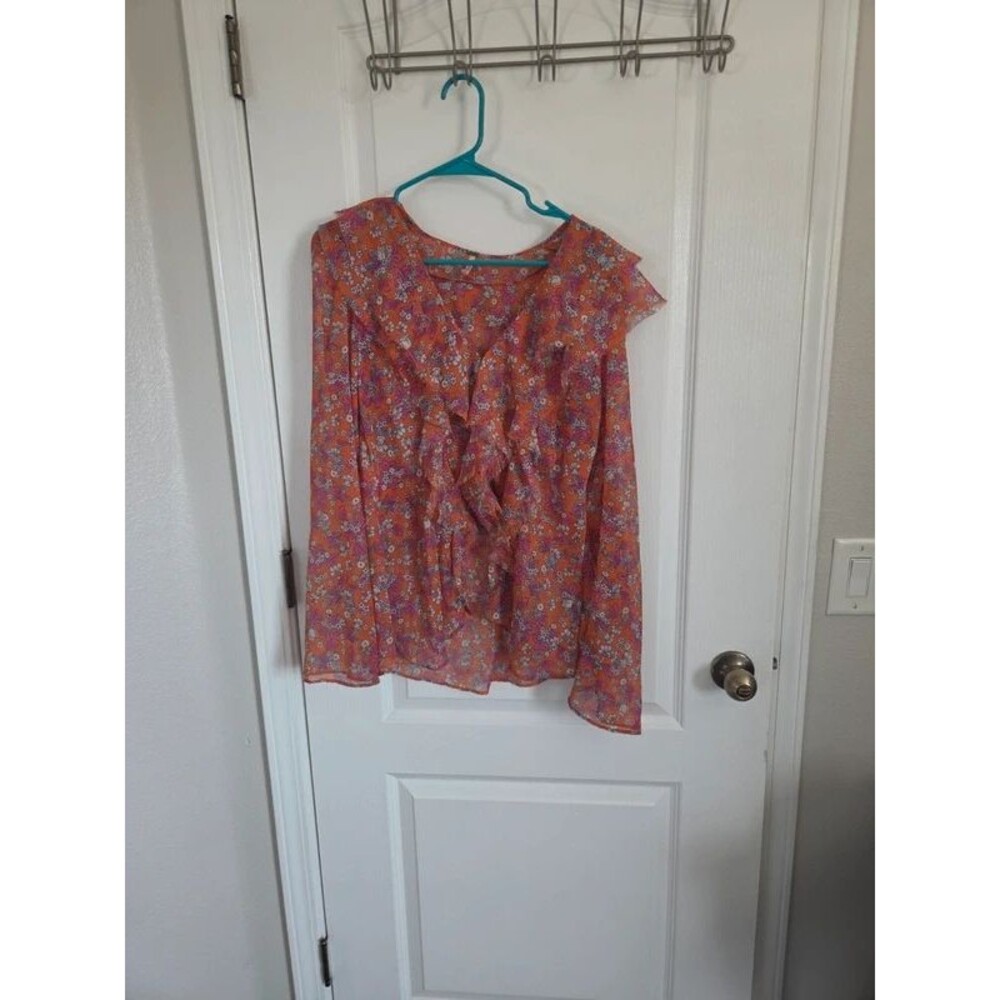 Free people floral clip front top